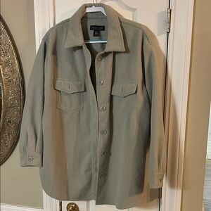 Rachel Zoe sage green Shirt Jacket